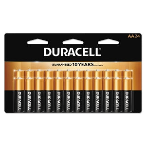 Duracell AA Duracell CopperTop Alkaline Batteries - Duracell Coppertop Alkaline Batteries, AA - MN1500B24