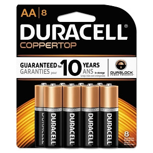 Duracell AA Duracell CopperTop Alkaline Batteries - Duracell Coppertop Alkaline Batteries, AA - MN1500B8Z