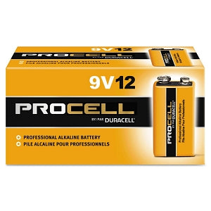 Duracell Procell Alkaline Battery - Duracell Procell Alkaline Batteries, 9V - PC1604BKD