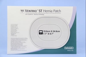 CR Bard (Davol) Ventrio ST Hernia Patches - Ventrio Sepra Technology Hernia Patch, Extra Large Oval, 7.7" x 9.7" - 5950070