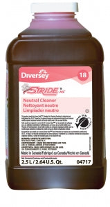 Sealed Air Stride Floral Neutral Cleaner - Stride Neutral Cleaner, J-Fill System, Floral, Box, 2.5 L - 4717