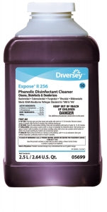 Sealed Air Expose II Disinfectants - Expose II 256 Disinfectant and Deodorizer for J-Fill Dispensers, Citrus Scent, 2 L - 05699