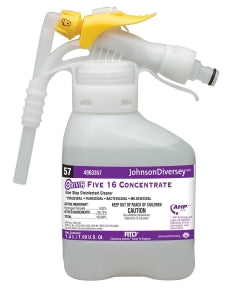 Sealed Air Oxivir Disinfectants - Oxiver Five 16 Concentrate Disinfectant for RTD Dispensers, 1 L - 4963357