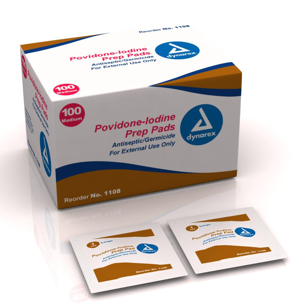 Povidone Iodine Prep Pads by Dynarex