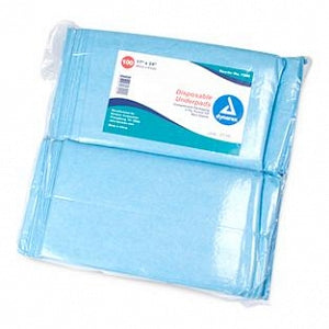 Dynarex Corporation Underpads - Disposable Underpads, 2-Ply Tissue Fill, 17" x 24" - 1340