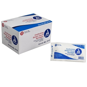 Dynarex Corporation Sterile Stretch Gauze Bandage Roll - Stretch Polyester Gauze Bandage, Sterile, 3" x 4-1/10 yd. - 3113