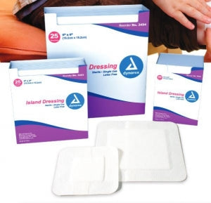 Dynarex Corp Sterile Island Dressings - Island Dressing, Sterile, 4" x 4" - 3493