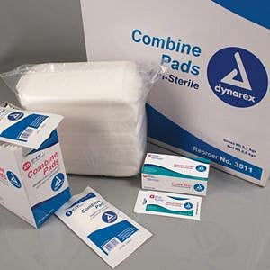 Dynarex Corporation Sterile Combine Pads / Wound Strips - PAD, ABDOMINAL, 8"X7.5", STERILE - 3502