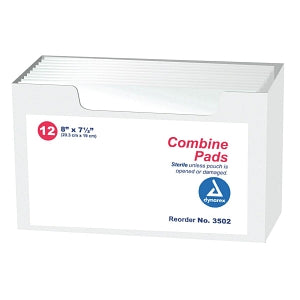 Dynarex Corporation Sterile Combine Pads / Wound Strips - PAD, ABDOMINAL, 8"X7.5", STERILE - 3502