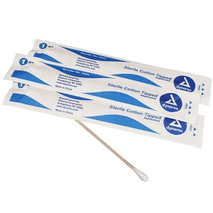 Dynarex Corporation Cotton Tipped Applicators - Cotton Tip Applicator, Sterile, 3", 2/Pack - 4303