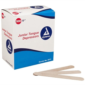 Dynarex Corporation Tongue Depressors - Tongue Depressor Blade, Non-Sterile, 5.5" - 4311