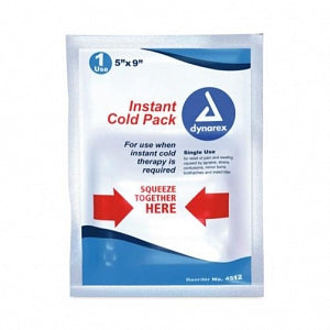 Dynarex Corporation Instant Hot and Cold Packs - Instant Cold Pack, 5" x 9" - 4512