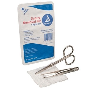 Dynarex Corporation Staple / Suture Removal Kits - Sterile Suture Removal Kit - 4521