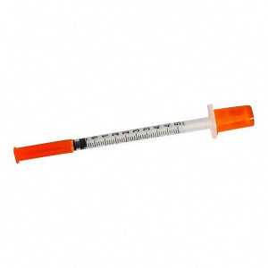 Dynarex Insulin Syringe - Syringe with Insulin Needle, Nonsterile, 31 G x 5/16", 1 cc, - 6949