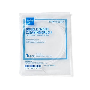 Medline Endoscopy Cleaning Brushes - Double-Ended Endoscopy Cleaning Brush, No Handle, 230 cm Working Length, 5.5 mm and 10 mm Brush Dia., 2 to 4.8 mm Working Channel Dia. - DYK1002DBDE