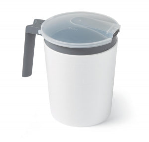 Medline Water Pitcher Set with Foam Outer Jacket - Water Pitcher Kit with Outer Foam Jacket, Includes Graphite Pitcher DYND80535 and Outer Foam Jacket DYND80532, Not Shrink-Wrapped - DYK100CMFJ