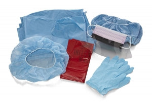 Medline Employee Protection Kits with Eye Shield - Employee Protection Kit with Eye Shield - DYKD100EPKLF2