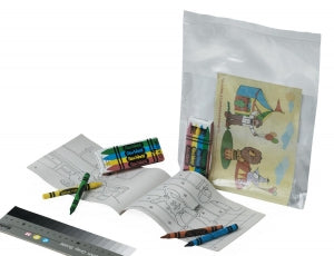 Medline Pediatric Coloring Book and Crayons - Pediatric Coloring Kit with 4 Pack Crayons and Coloring Book - DYKD200COLP1