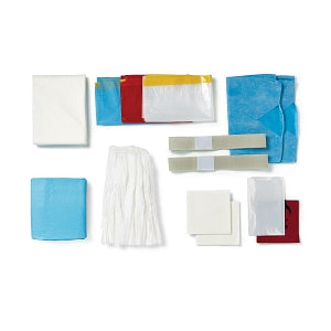 Medline QuickSuite Complete Turnover Solution Kits - QuickSuite Complete Turnover Kit, OR, Grippy Sheet, Poly Mop Head - DYKQSD