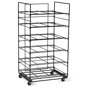 Medline Endoscope Transport Tray Carts - Transport Tray Storage Rack, 21" x 18.3" x 40" - DYKSTORAGE