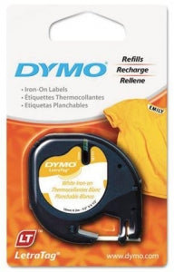 DYMO LetraTag Fabric Iron-On Labels - .5" x 6.5" LetraTag Fabric Iron-On Labels - DYM18771