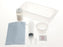 Medline Sterile Piston Irrigation Syringe Tray with Saline - Irrigation Trays with 60 mL Piston Syringe, Alcohol, 100 mL 0.9% Saline and Tyvek Lid - DYNC2303