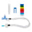 Medline ClearPro Closed Suction Catheter - ClearPro Double Swivel Closed Suction Catheter with Endotracheal Tube Connection, 10 Fr - DYNCPDS10