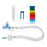 Medline ClearPro Closed Suction Catheter - ClearPro Double Swivel Closed Suction Catheter with Endotracheal Tube Connection, 12 Fr - DYNCPDS12