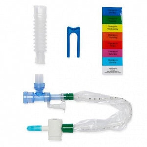 Medline ClearPro Closed Suction Catheter - ClearPro Double Swivel Closed Suction Catheter with Tracheostomy Connection, 14 Fr - DYNCPDS14T