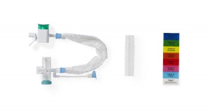 Medline Medline Closed Suction Catheters - Closed Suction Catheter with T-Piece for Tracheostomy Care, 14 Fr - DYNCSTP14T