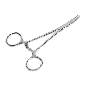 Medline Floor Grade Mosquito Forceps - Mosquito Scissors, Disposable, Curved, 5" - DYND04009