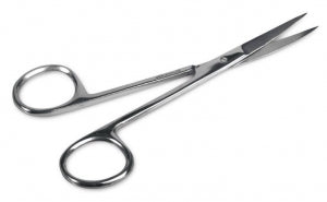 Medline Iris Straight Scissors - Iris Scissors, Single-Use, Straight - DYND04025