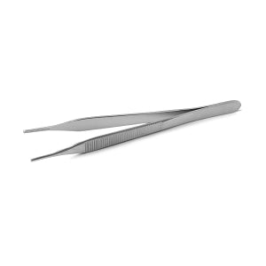 Medline Adson Thumb Floor Grade Forceps - Adson Thumb Forceps, Single-Use, Floor-Grade Stainless Steel, Serrated - DYND04031