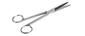 Medline Mayo Straight Scissors - Mayo Dissecting Scissors, Single-Use, Straight, 5.5" - DYND04035