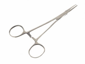 Medline Floor Grade Mosquito Forceps - Mosquito Scissors, Single-Use, Straight, 5'' - DYND04039