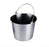 Medline Stainless Steel Buckets - Stainless Steel Utility Pail, 11-4/5" x 9-1/2", 13 qt. - 12N