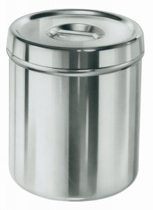 Polarware Company Stainless Steel Dressing Jars - Stainless Steel Dressing Jar with Cover, 4-1/8" x 5-1/2", 1-1/4 qt. - 1J