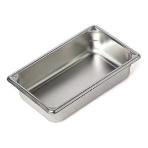 Polarware Company Stainless Steel Instrument Trays - Stainless Steel Instrument Tray, 10-2/7" x 6-2/7" x 2-1/2", Compatible with Cover DYND0575140Z - 30422