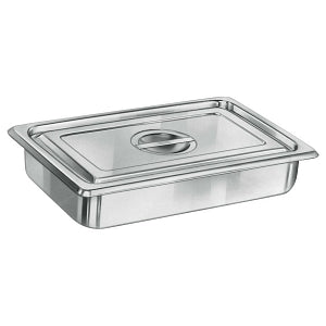 Polarware Company Stainless Steel Instrument Trays - Stainless Steel Instrument Tray, 16-1/2" x 10" x 2-1/2", Compatible with Cover DYND0516502Z - E1650