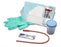 Medline Intermittent Urethral Catheterization Trays - Intermittent / Urethral Insertion with 15 Fr Red Rubber Catheter, PVP, Aloetouch Gloves, CSR Wrapped Tray - DYND10350