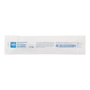 Medline Clear Vinyl Intermittent Catheters - Intermittent / Urethral Vinyl Catheter, Female, 14 Fr x 6" - DYND10703