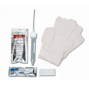 Medline Speci-Cath Urine Collection Kits - Speci-Cath Male Universal Kit with 8 Fr 14" Catheter, Vinyl Gloves, PVP Swab Sticks, Lubricating Jelly and Fenestrated Drape - DYND10810