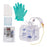 Medline Silicone-Elastomer Latex 2-Layer Foley Catheter Tray / Drain Bag - Two-Layer Tray with Drain Bag with Antireflux Tower and Silicone-Elastomer Coated Latex Foley Catheter, 16 Fr, 10 mL - DYND11003