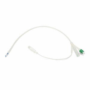 Medline Temperature-Sensing 100% Silicone Foley Catheters - Foley Catheter, Temperature-Sensing, 100% Silicone, 14 Fr, 10 mL, 2-Way - DYND110514