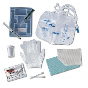 Medline Add-A-Cath 2-Layer Foley Catheter Tray with Drain Bag - Add-A-Cath 2-Layer Foley Catheter Tray with Antireflux Device Drain Bag, 10 mL - DYND11820