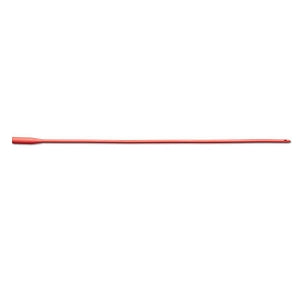 Medline Red Rubber Latex All-Purpose Intermittent Catheters - Intermittent / Urethral Red Rubber Catheter, Universal, 8 Fr x 16" - DYND13508