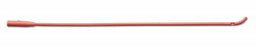 Medline Red Rubber Latex Coude Tip Intermittent Catheters - Intermittent / Urethral Red Rubber Catheter, Universal, 14 Fr x 16", Coude - DYND13614