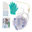 Medline Silicone-Elastomer Latex 2-Layer Foley Catheter Tray / Urine Meter - Two-Layer Tray with 400 mL Urine Meter with 2, 500 mL Drain Bag and Silicone-Elastomer Coated Latex Foley Catheter, 16 Fr, 10 mL - DYND1516SEC