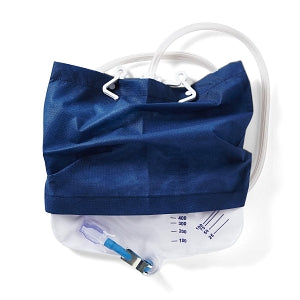 Medline Urinary Drain Bag Covers - Fabric Urinary Drain Bag Covers, Blue - DYND15200