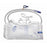 Medline Low-Bed Drain Bag - 1, 200 mL Low-Bed Drain Bags with Anti-Reflux Valve - DYND15215